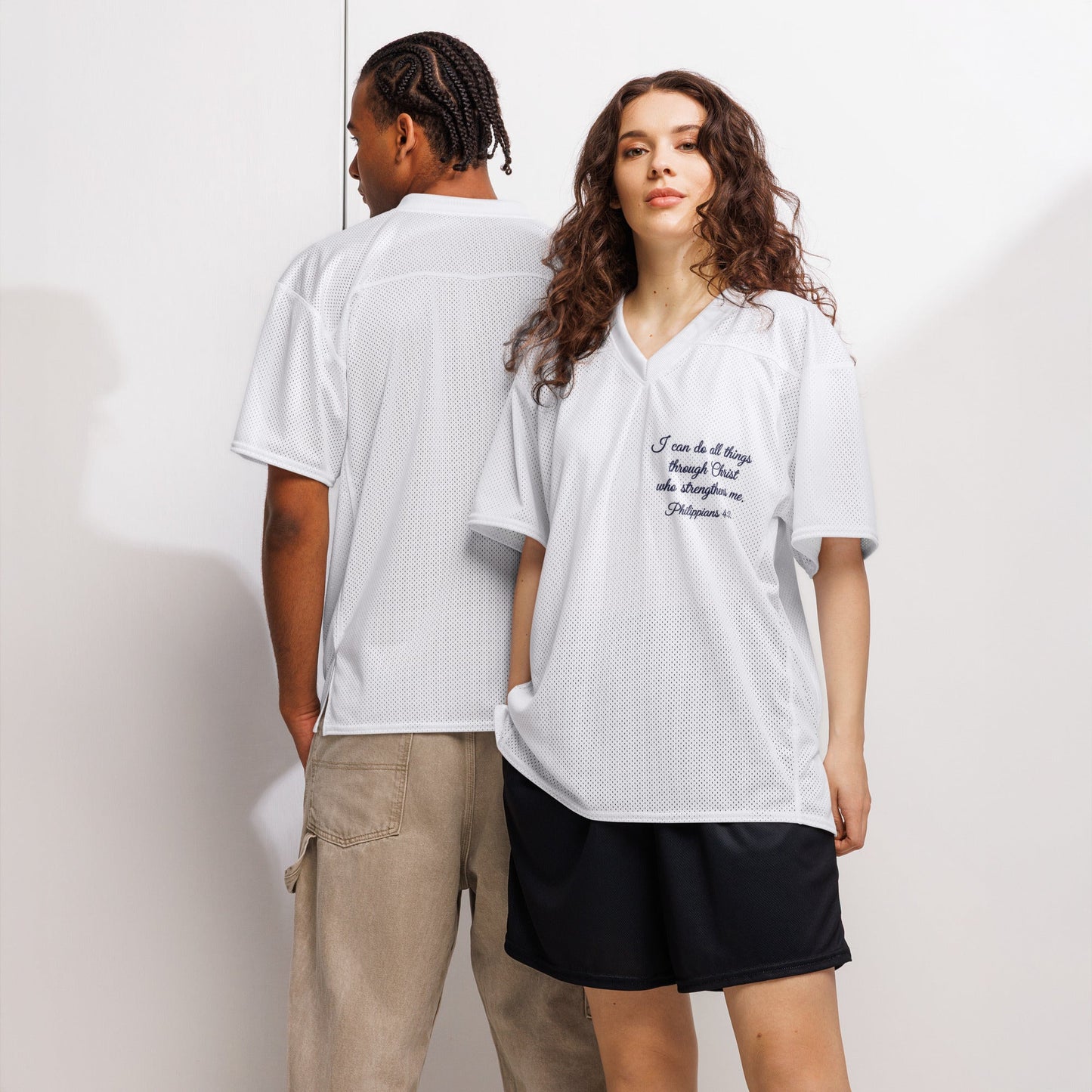 Wear the WordAmerican football jersey