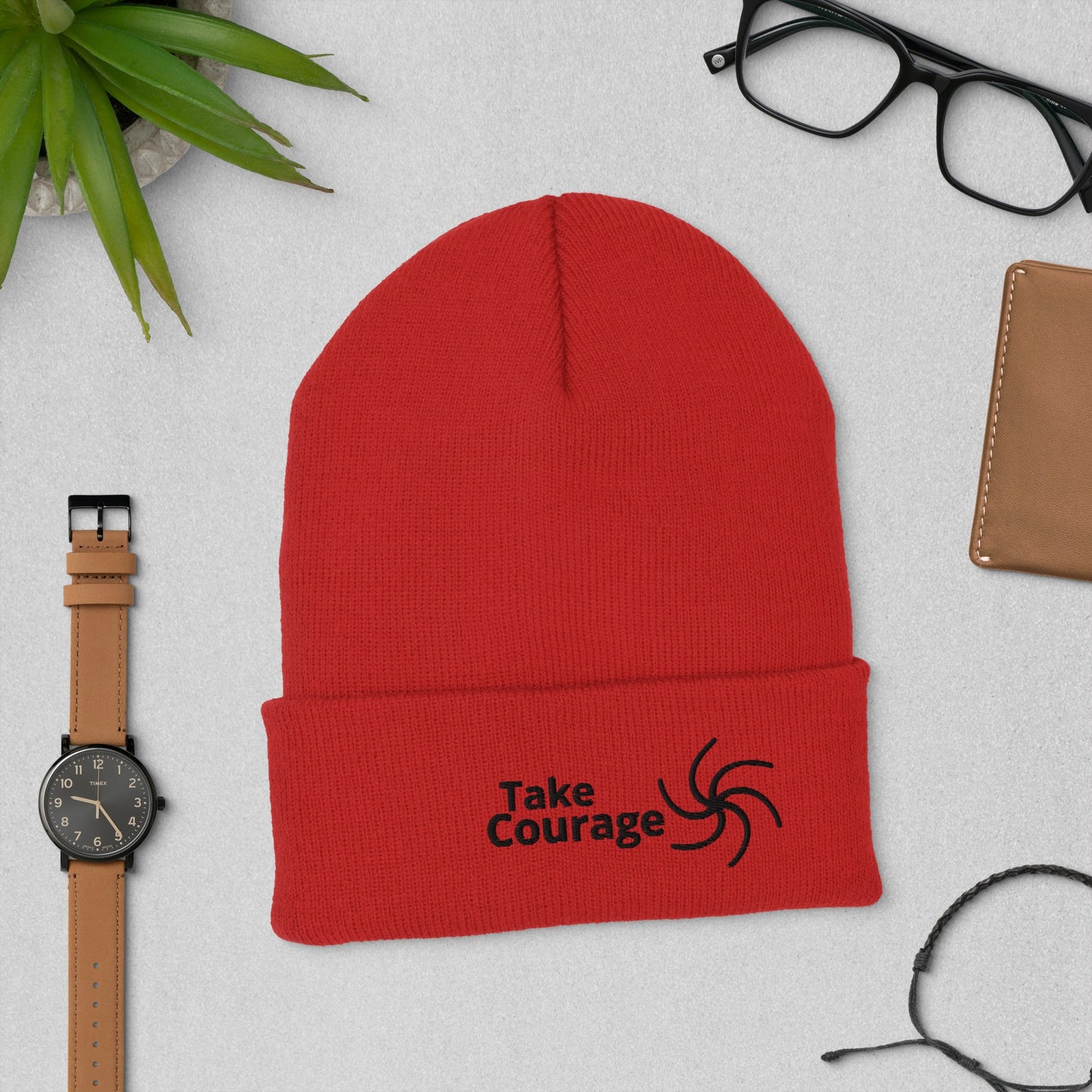 Wear the WordCuffed BeanieEMBROIDERY