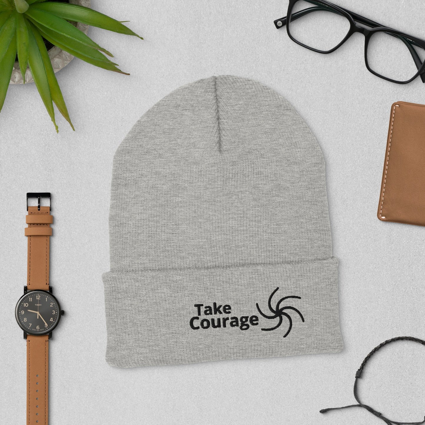 Wear the WordCuffed BeanieEMBROIDERY