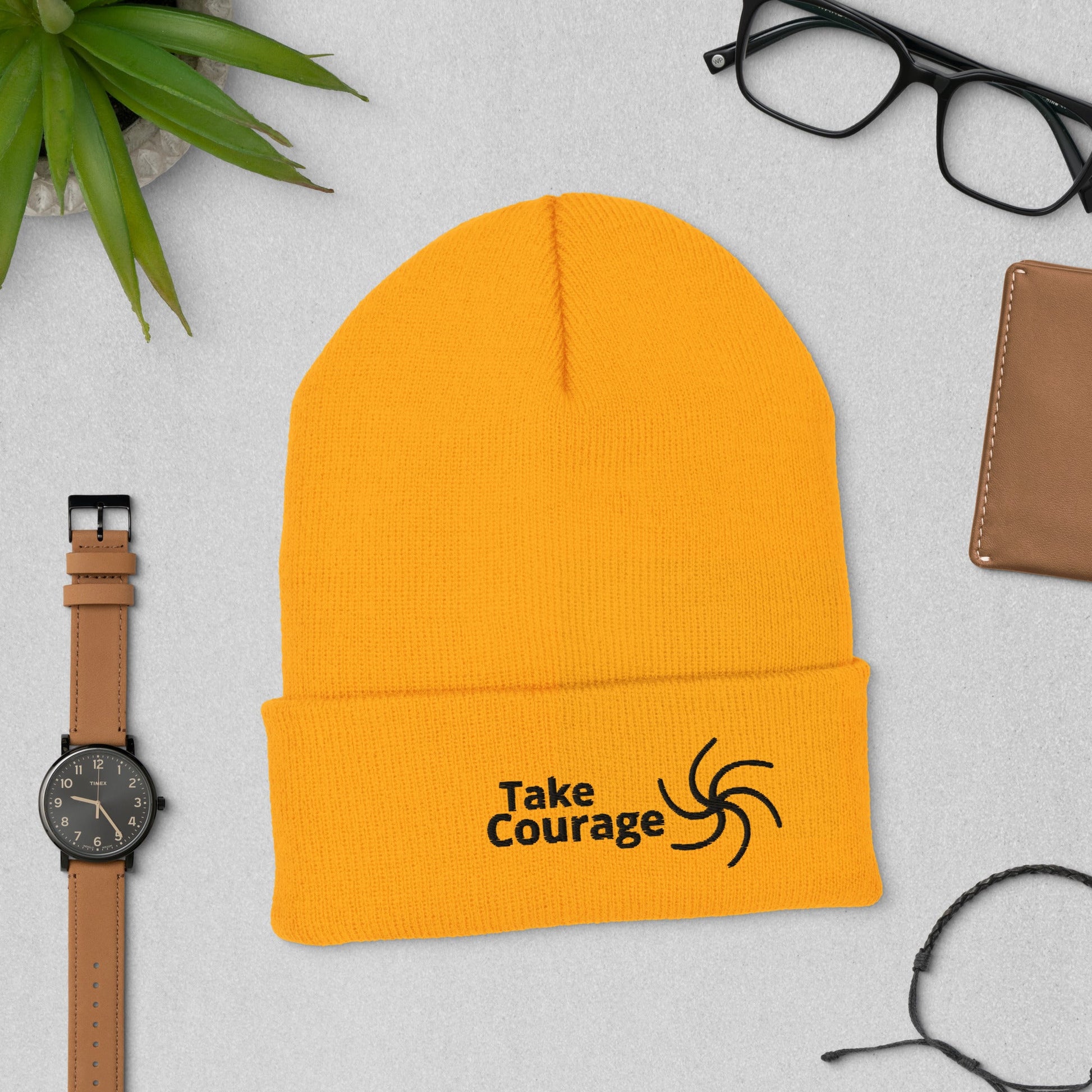 Wear the WordCuffed BeanieEMBROIDERY