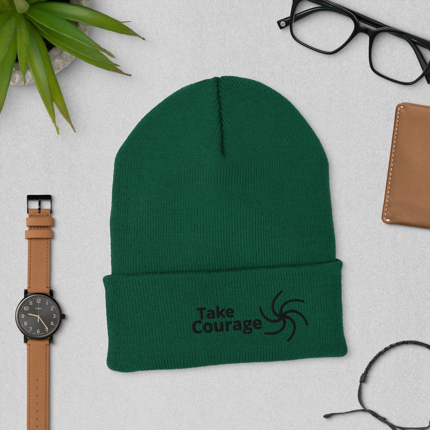 Wear the WordCuffed BeanieEMBROIDERY